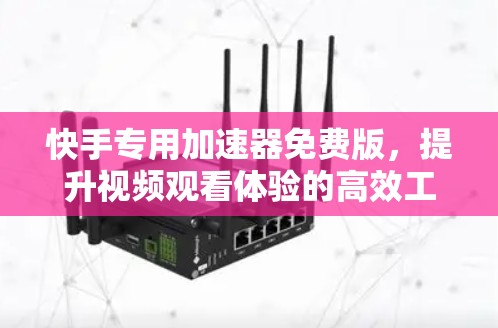 快手专用加速器免费版，提升视频观看体验的高效工具