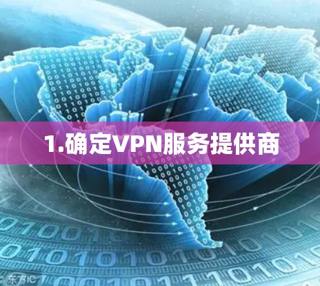 1.确定VPN服务提供商