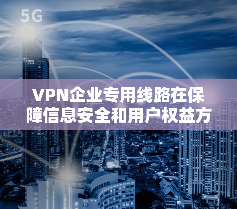 VPN企业专用线路在保障信息安全和用户权益方面发挥着关键作用。以下是对这一问题的详细分析