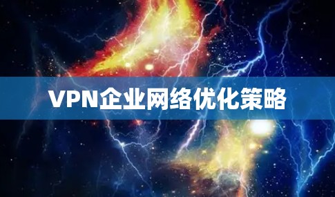VPN企业网络优化策略