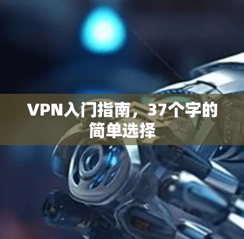 VPN入门指南，37个字的简单选择
