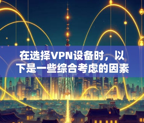在选择VPN设备时，以下是一些综合考虑的因素和推荐，帮助你找到最适合你的VPN设备