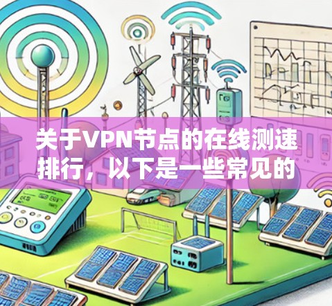 关于VPN节点的在线测速排行，以下是一些常见的测试工具和数据来源，可以帮助你了解不同VPN节点的性能和测试结果