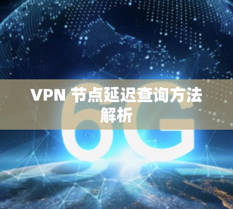 VPN 节点延迟查询方法解析