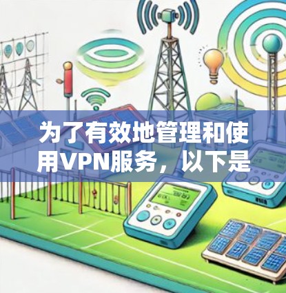 为了有效地管理和使用VPN服务，以下是一些关键步骤和注意事项