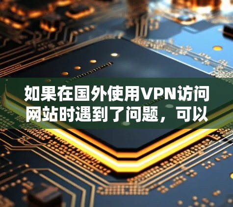 如果在国外使用VPN访问网站时遇到了问题，可以按照以下步骤进行检查和处理