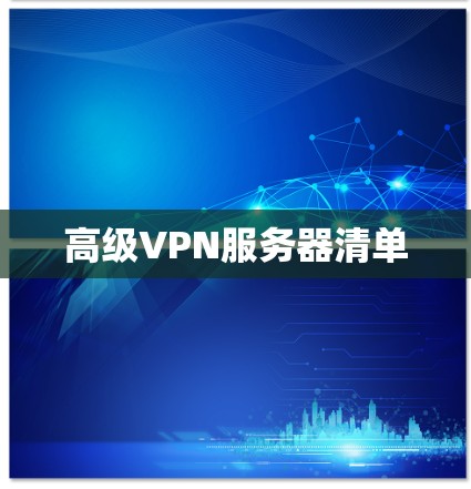 高级VPN服务器清单