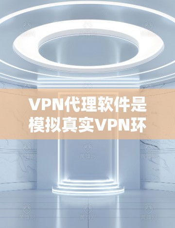 VPN代理软件是模拟真实VPN环境的工具，帮助用户在安全的环境中进行VPN访问。以下是评估这些软件的关键因素